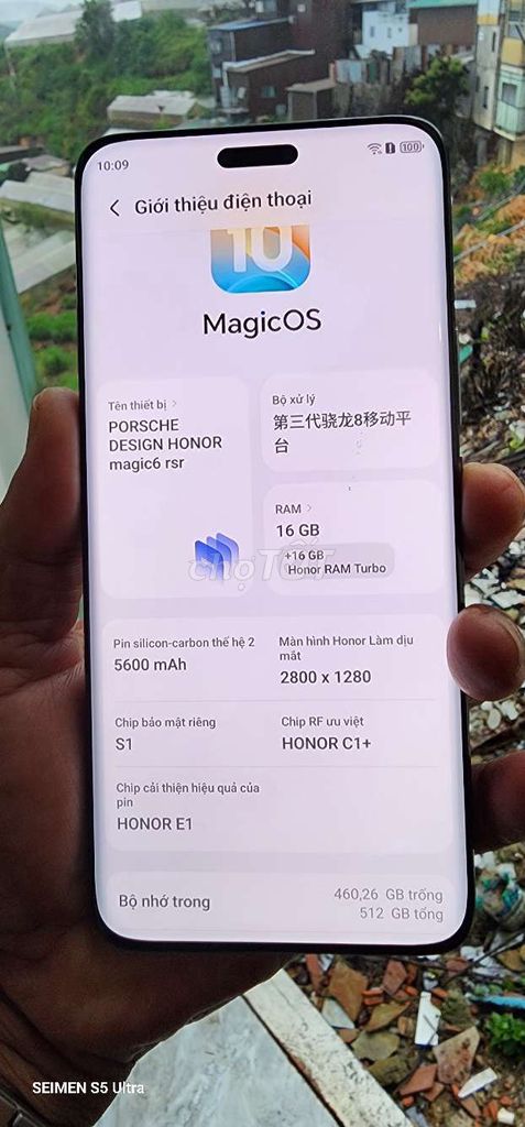 Honor Magic 6 Ultimate 512GB Đen. Mua bán Điện thoại tại Thành phố Đà Lạt Lâm Đồng được đăng bởi NHÂN QUẢ tới ngay hình 1