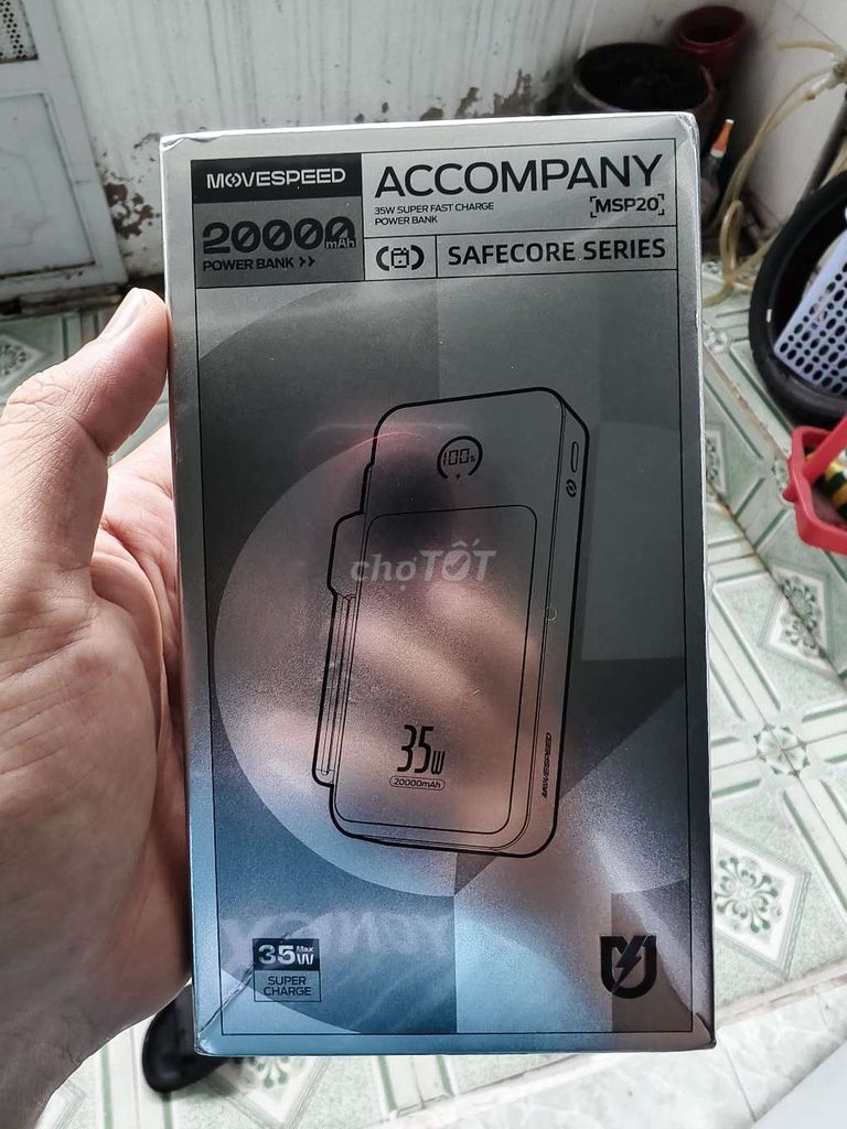 Sạc dự phòng Movespeed 20000ah type c sạc nhanh. Mua bán Phụ kiện (Màn hình, Chuột...) tại Thành phố Thủ Đức Tp Hồ Chí Minh được đăng bởi Khôi hình 1