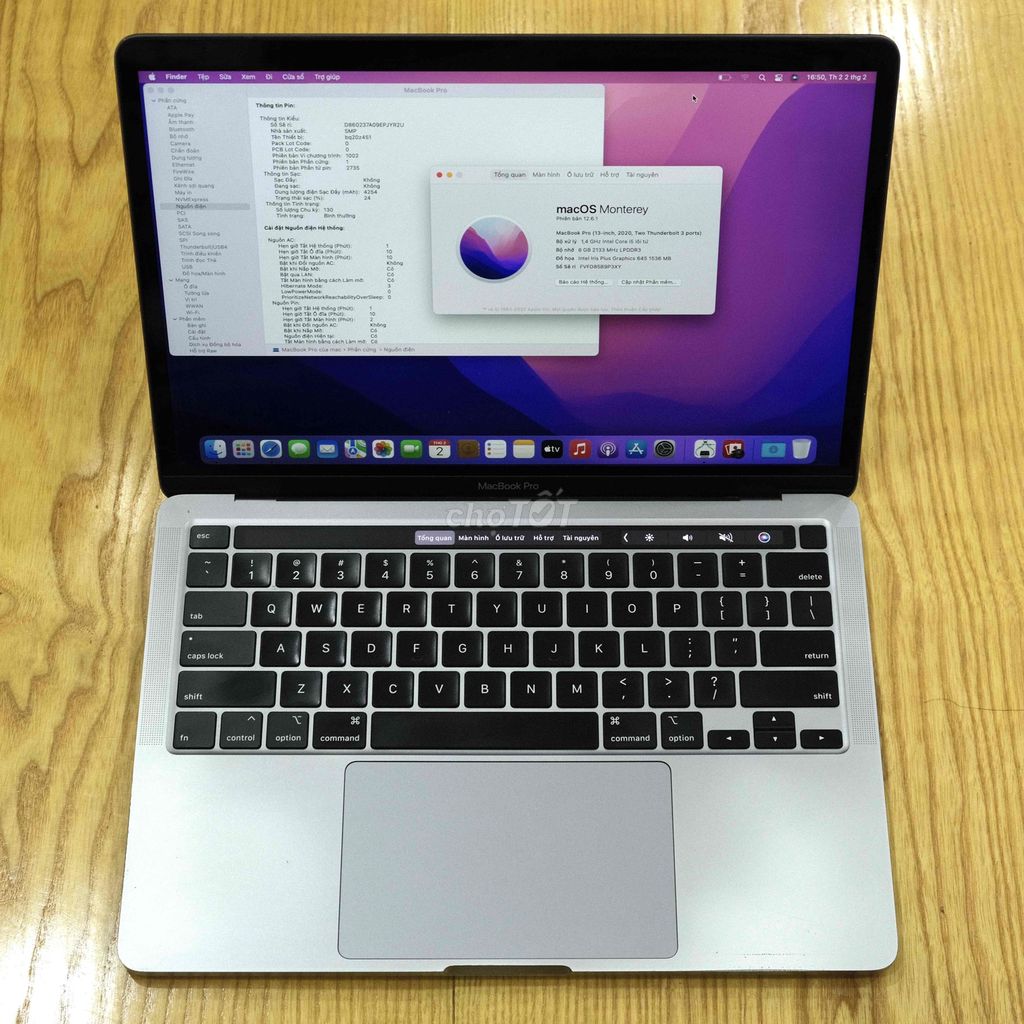Macbook Pro 2020 13" i5/8/256 touchbar. Mua bán Laptop tại Quận Cầu Giấy Hà Nội được đăng bởi Mạnh Cường hình 1