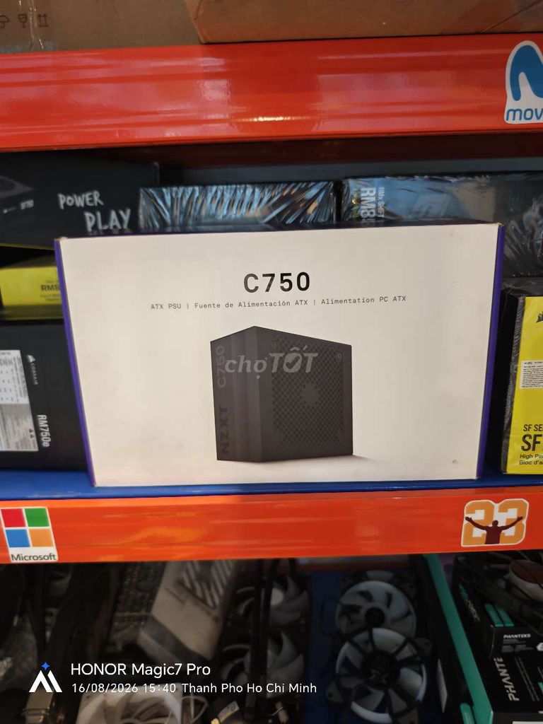 Nguồn máy tính NZXT C750 750W ATX Đen. Mua bán Linh kiện (RAM, Card...) tại Quận Phú Nhuận Tp Hồ Chí Minh được đăng bởi Hoàng Đình Thắng hình 1