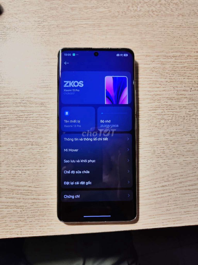 Xiaomi 13 Pro Trắng 128GB . Mua bán Điện thoại tại Quận Hai Bà Trưng Hà Nội được đăng bởi Hương Phú hình 1