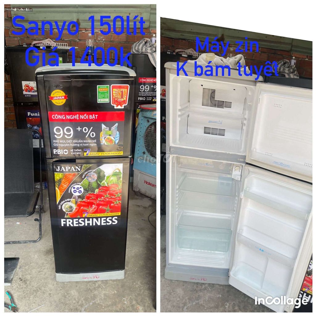 Tủ lạnh Sanyo 145 lít. Mua bán Tủ lạnh tại Thành phố Thủ Đức Tp Hồ Chí Minh được đăng bởi Quốc hình 1