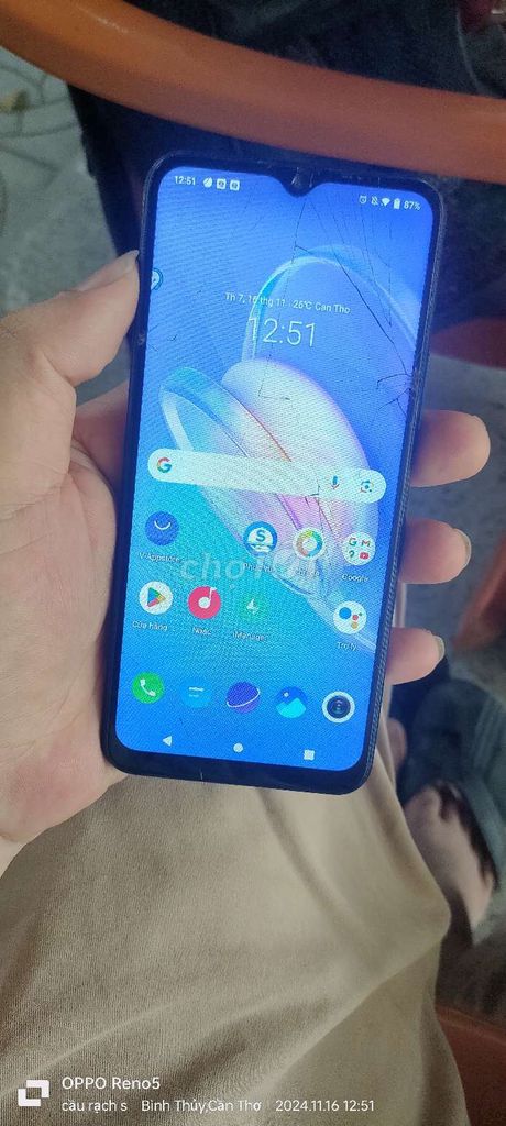 Vivo y12s 2021.3/32 nứt kính chữa cháy ok