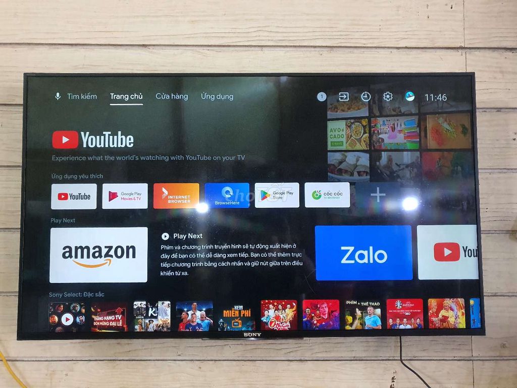 Smart Tivi Sony 49 inch màn 4K có remote nói