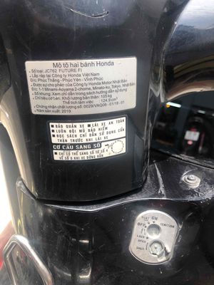 Honda Future Led FI 2019 ĐK T1/2020 Đỏ đen. Mua bán Xe máy tại Quận 4 Tp Hồ Chí Minh được đăng bởi Trần Thanh Tùng