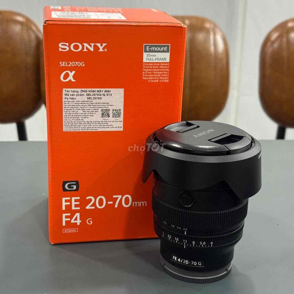 Ống kính Sony FE 20-70mm F4 G Đen 99%. Mua bán Máy ảnh, Máy quay tại Quận 5 Tp Hồ Chí Minh được đăng bởi Phan Thế Phong  hình 1