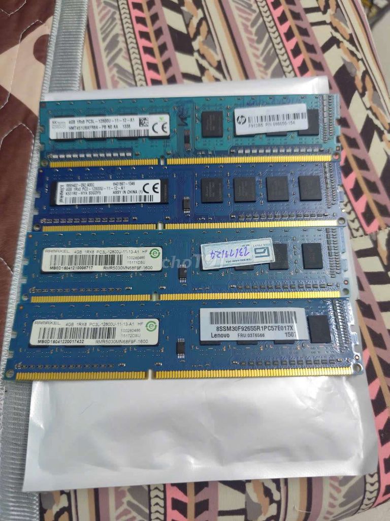 Ram pc ddr3 4g 1600 h61 b75 h81 b85