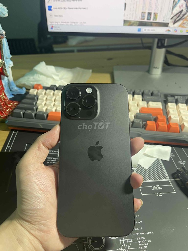 iphone 16prm lock đen đã cnc