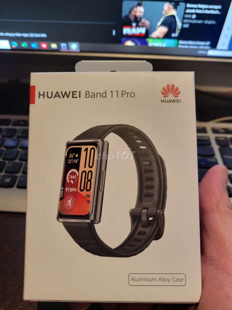 Huawei Band 11 Pro Đen. Mua bán Thiết bị đeo thông minh tại Quận 1 Tp Hồ Chí Minh được đăng bởi Minh Phan hình 1