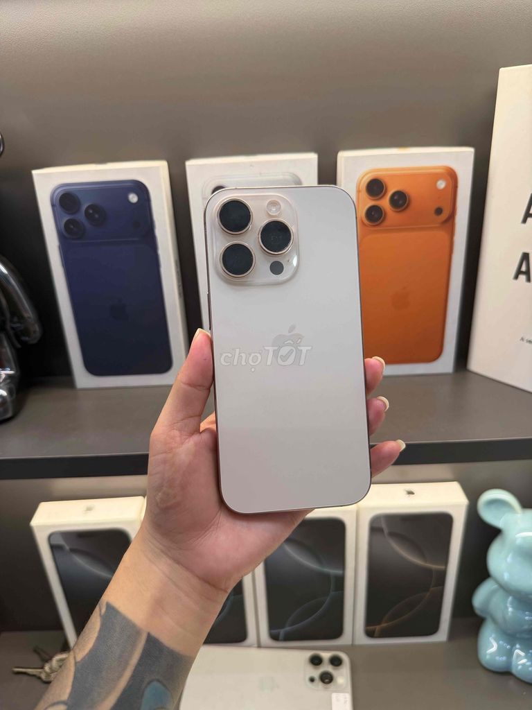 iPhone 16 Pro 128GB Trắng Đã sử dụng. Mua bán Điện thoại tại Quận Gò Vấp Tp Hồ Chí Minh được đăng bởi Hậu Nhi Apple hình 1