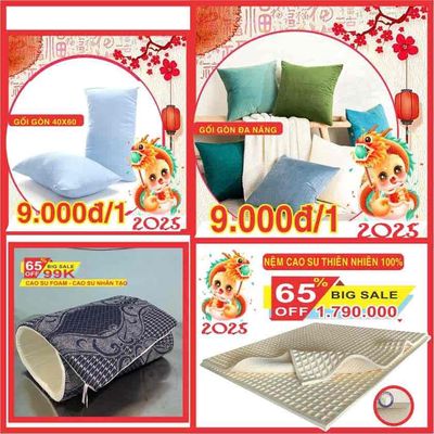 nệm cao su giá rẻ ! gối đồng giá 9k!. Mua bán Giường, chăn ga gối nệm tại Quận Tân Phú Tp Hồ Chí Minh được đăng bởi Trần Văn Chung