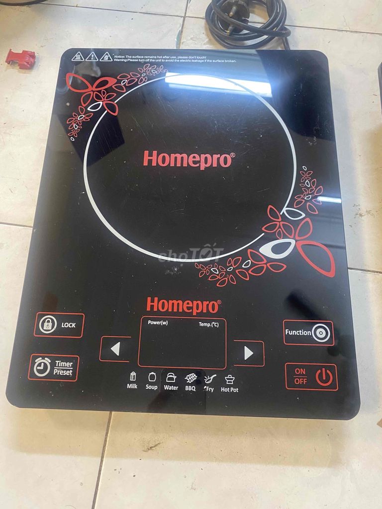 Bếp từ Homepro Đen Đã sử dụng. Mua bán Bếp, lò, đồ điện nhà bếp tại Quận Cầu Giấy Hà Nội được đăng bởi Đạt hình 1