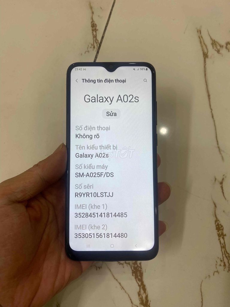 Bán Samsung A02s zin cũ pin 5000. Mua bán Điện thoại tại Quận Hà Đông Hà Nội được đăng bởi Mạnh Mobile hình 1