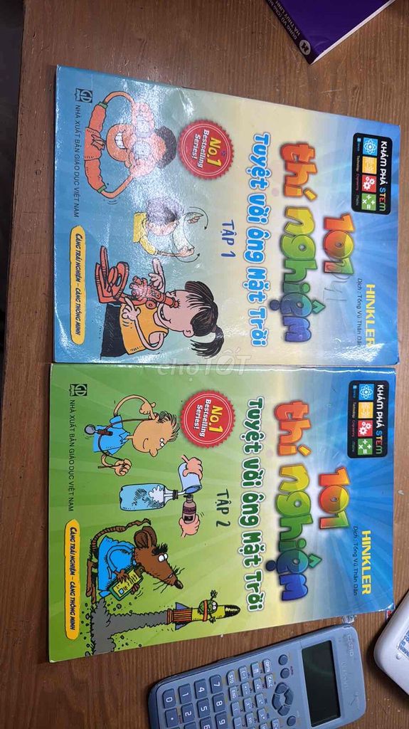 tổng hợp 5 quyển  101 Thí Nghiệm Tuyệt Vời. Mua bán Sách tại Quận Ngô Quyền Hải Phòng được đăng bởi Minh Phương hình 1