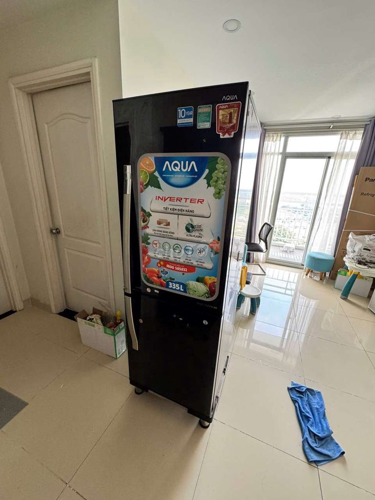 Tủ lạnh Aqua AQR-T335AB(FB) Đen 335L. Mua bán Tủ lạnh tại Huyện Nhà Bè Tp Hồ Chí Minh được đăng bởi trường thịnh hình 1