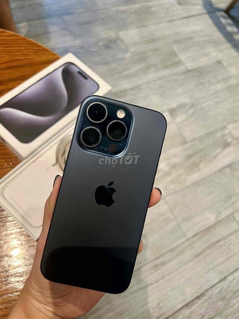 iPhone 15 Pro 128GB Xanh FULLBOX BH APPLE 08/2025. Mua bán Điện thoại tại Quận 10 Tp Hồ Chí Minh được đăng bởi iStockHCM hình 1