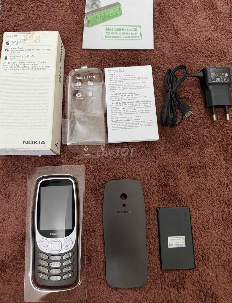 3210 xám 4g 2 sim fullbox đẹp 99% hàng TGDĐ. Mua bán Điện thoại tại Quận 10 Tp Hồ Chí Minh được đăng bởi Mua Bán Nokia Cổ hình 1