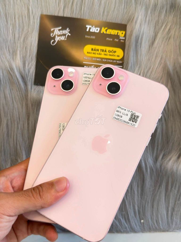 Apple iPhone 15 Plus 128GB Hồng. Mua bán Điện thoại tại Thành phố Dĩ An Bình Dương được đăng bởi Hội Đồ Điện Tử hình 1