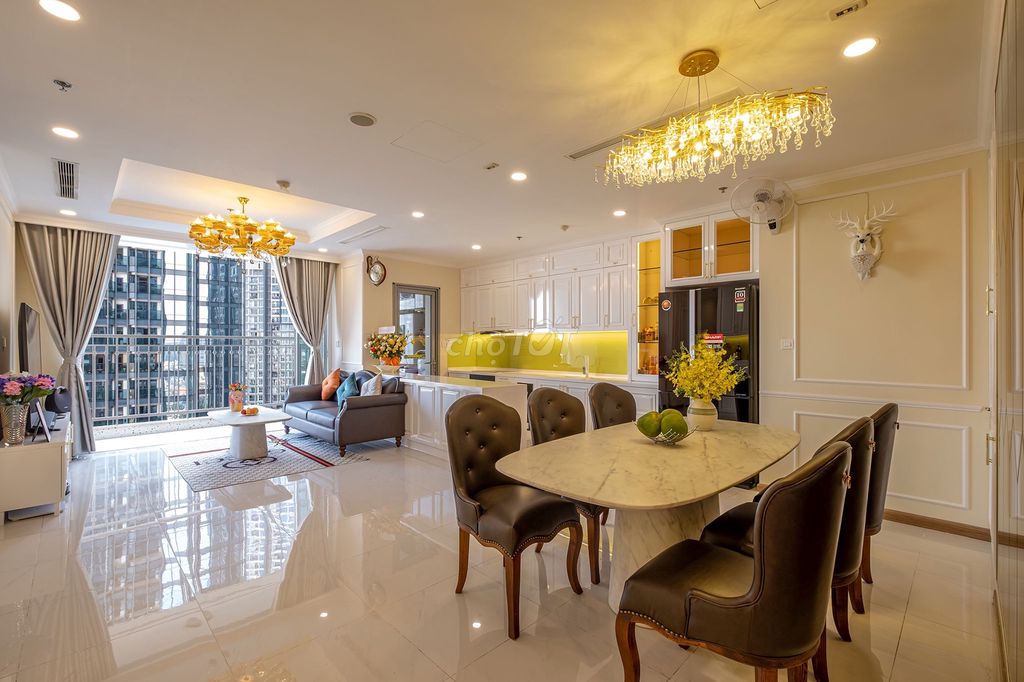 CHO THUÊ NHANH CĂN 3PN NỘI THẤT CAO CẤP VINHOMES CENTRAL PARK