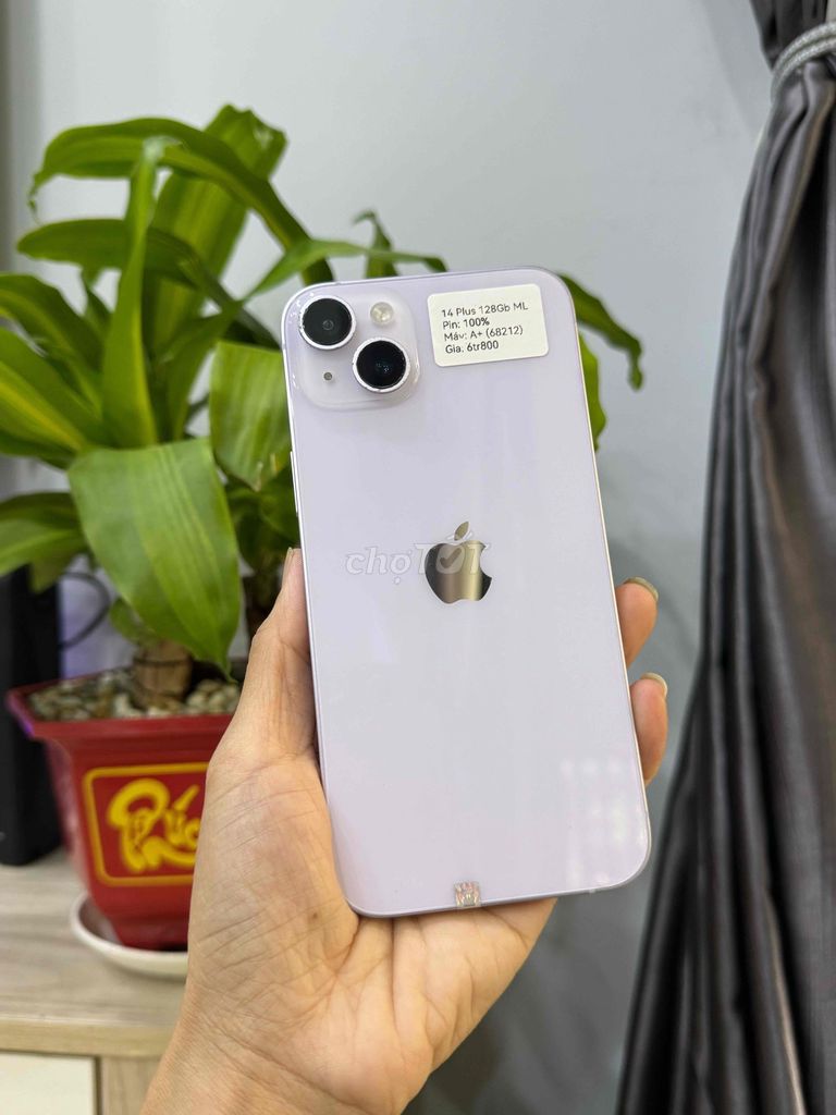 iPhone 14 Plus 128GB Tím màn lô, P100 Đẹp 99. Mua bán Điện thoại tại Huyện Hóc Môn Tp Hồ Chí Minh được đăng bởi Thu hình 1