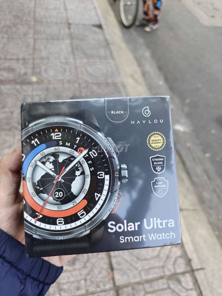 Haylou Solar Ultra Đen. Mua bán Thiết bị đeo thông minh tại Quận Phú Nhuận Tp Hồ Chí Minh được đăng bởi ANH BI hình 1