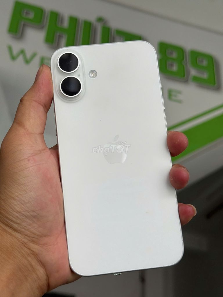 iPhone 16 Plus 256GB Trắng Đã sử dụng. Mua bán Điện thoại tại Thành phố Buôn Ma Thuột Đắk Lắk được đăng bởi Cầm Đồ PHÚT 89  hình 1