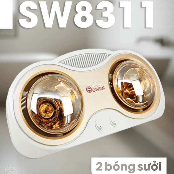 Đèn Sưởi Nhà Tắm 2 Bóng Sw 8311 - Sowun