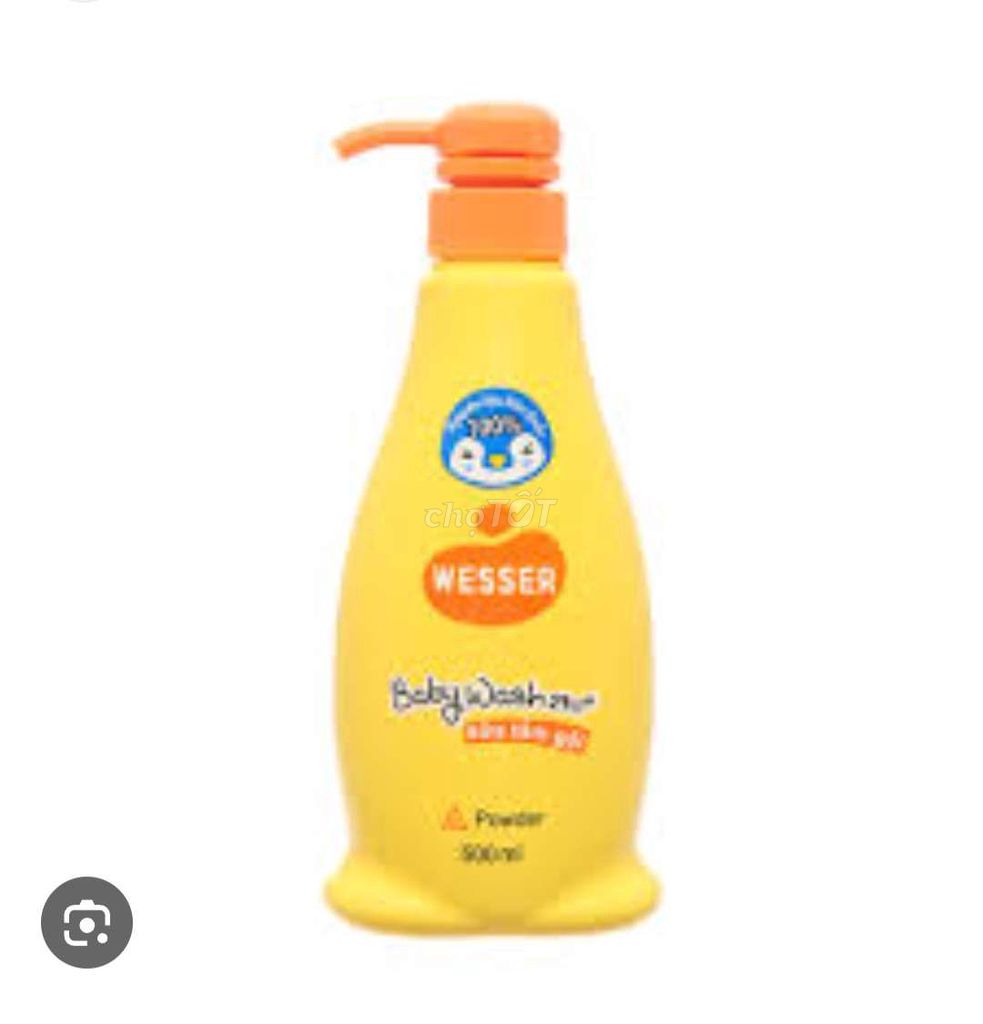 Tắm gội Wesser cho be 500ml