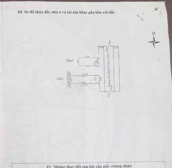 BÁN NHÀ 2 TẦNG ĐƯỜNG CHU MẠNH TRINH - KHUÊ TRUNG - CẨM LỆ