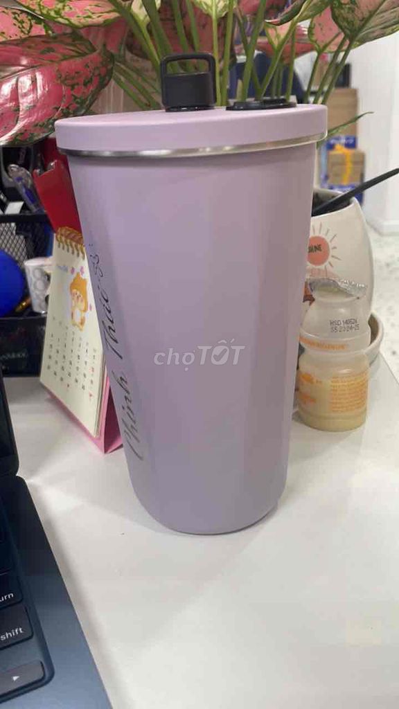 Cốc giữ nhiệt Tím nhạt Thép không gỉ. Mua bán Dụng cụ nhà bếp tại Quận Tân Bình Tp Hồ Chí Minh được đăng bởi Nguyễn Bình Minh hình 1