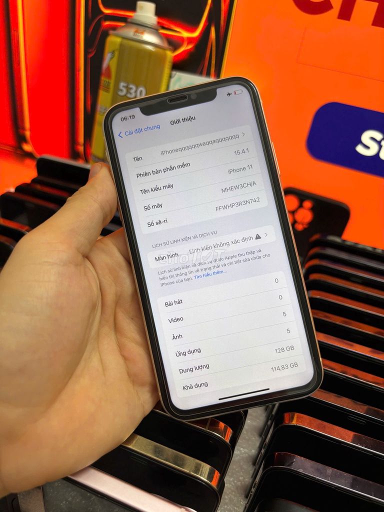 Apple iPhone 11 128GB Oled face id. Mua bán Điện thoại tại Quận Bắc Từ Liêm Hà Nội được đăng bởi Cửa hàng Bính Táo hình 1