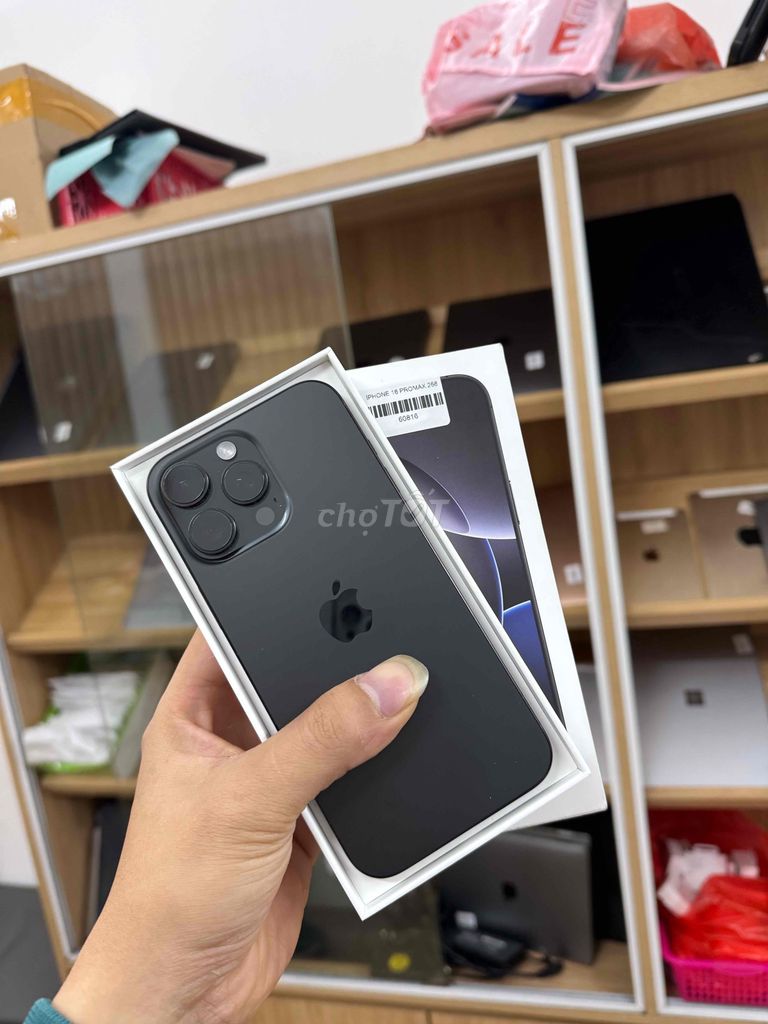 iPhone 16 Pro Max 256GB Đen Quốc tế