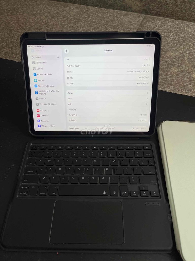 Apple iPad Pro M1 11 inch 256GB Bạc. Mua bán Máy tính bảng tại Quận 12 Tp Hồ Chí Minh được đăng bởi Út Trần hình 1