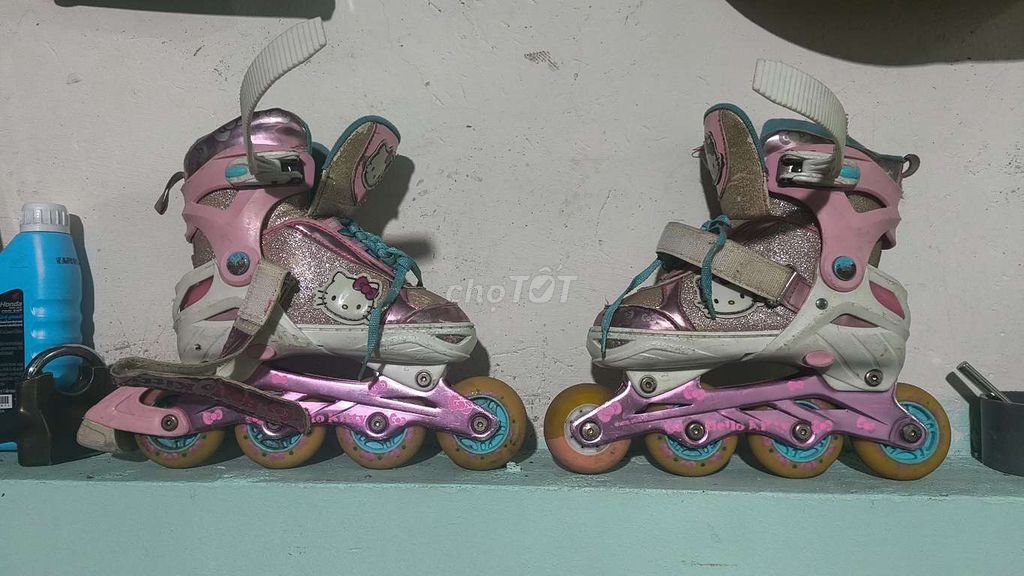 Giày trượt patin Hello Kitty Hồng Nữ Trẻ em. Mua bán Đồ thể thao, Dã ngoại tại Huyện Nhà Bè Tp Hồ Chí Minh được đăng bởi Trương Trí Cường hình 1