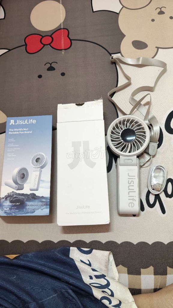 Quạt cầm tay JisuLife 5000mAh Trắng. Mua bán Quạt tại Huyện Lấp Vò Đồng Tháp được đăng bởi Mỹ Ngân hình 1