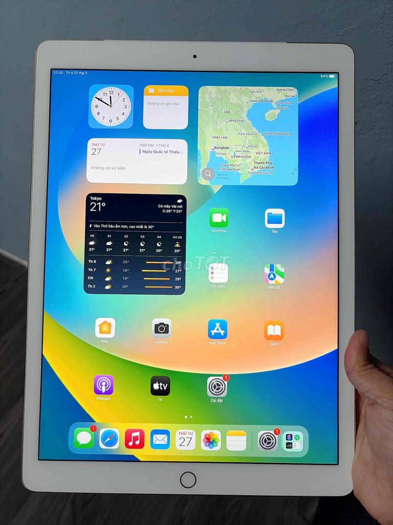 Apple iPad Pro 12.9 128GB Vàng. Mua bán Máy tính bảng tại Quận 1 Tp Hồ Chí Minh được đăng bởi Lucas Huỳnh hình 1