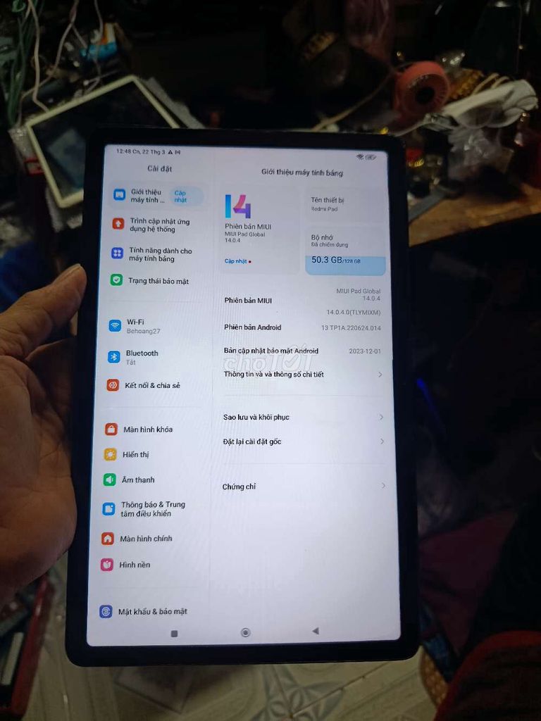 Xiaomi Redmi Pad 6GB/128GB Xám. Mua bán Máy tính bảng tại Quận Bình Tân Tp Hồ Chí Minh được đăng bởi vươn xa hình 1