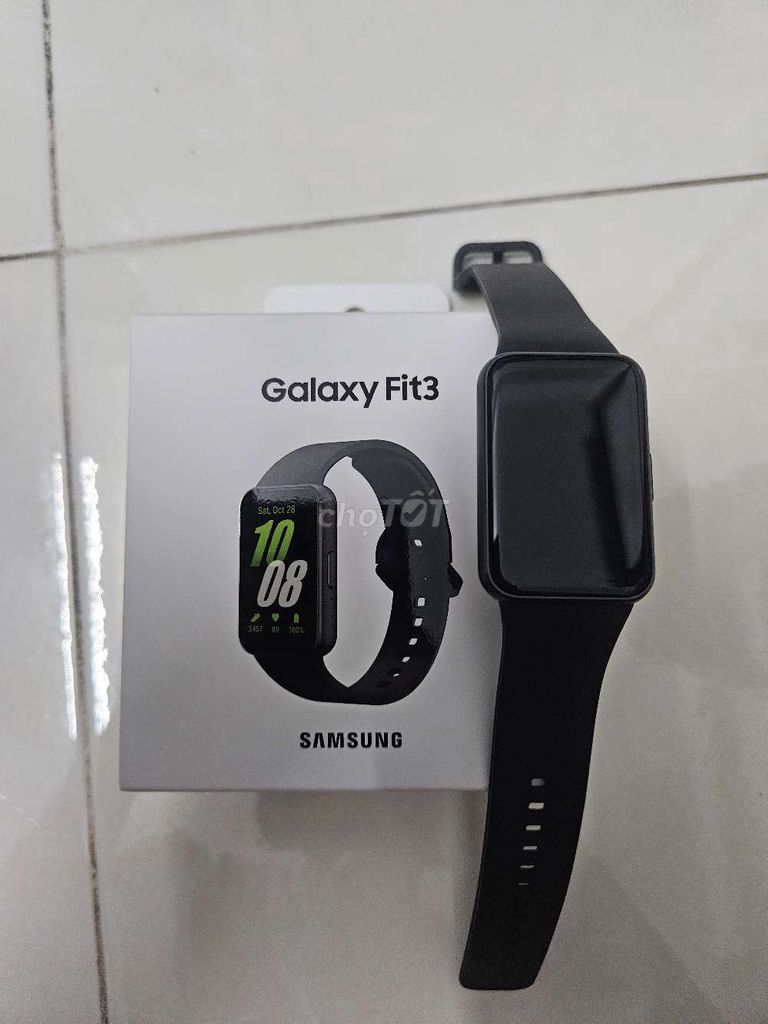 Đồng hồ Samsung Galaxy Fit3 Đen 99%. Mua bán Thiết bị đeo thông minh tại Thành phố Thủ Đức Tp Hồ Chí Minh được đăng bởi Trung hình 1