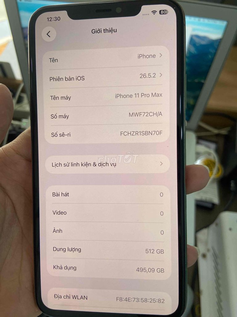11 Pro Max 512GB Vàng Máy Khá Ok. Mua bán Điện thoại tại Quận Tân Bình Tp Hồ Chí Minh được đăng bởi TÍNH hình 1