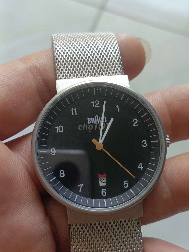 Braun thương hiệu Đức, sapphire, thép đúc. Mua bán Đồng hồ tại Huyện Bình Chánh Tp Hồ Chí Minh được đăng bởi cũ người mới ta hình 1