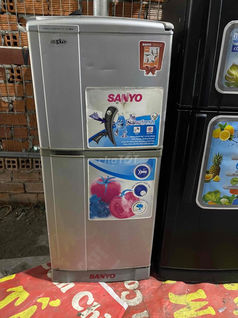 Tủ lạnh Sanyo 120L Xám. Mua bán Tủ lạnh tại Huyện Nhà Bè Tp Hồ Chí Minh được đăng bởi MuaBanDienLanh hình 1