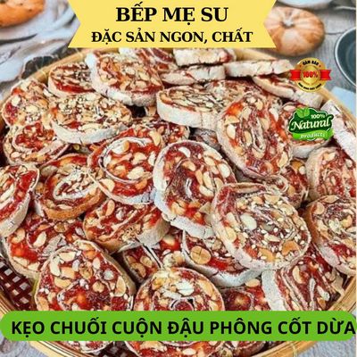 Kẹo chuối cuộn đậu phộng cốt dừa - Đặc sản Bến Tre. Mua bán Đồ ăn, thực phẩm và các loại khác tại Quận Gò Vấp Tp Hồ Chí Minh được đăng bởi Sỉ lẻ Hành phi tỏi phi Hải Dương