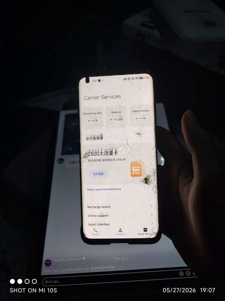 Xiaomi Mi 10 5G 128GB Xanh. Mua bán Điện thoại tại Quận Sơn Trà Đà Nẵng được đăng bởi Mila  hình 1