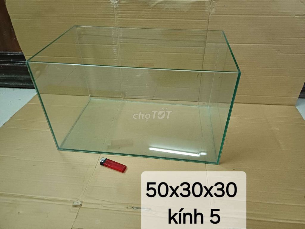 Bể kính 50x30x30 cm 5 li 8 li còn mới. Mua bán Phụ kiện, Thức ăn, Dịch vụ tại Quận Thanh Xuân Hà Nội được đăng bởi alo tớ nè hình 1