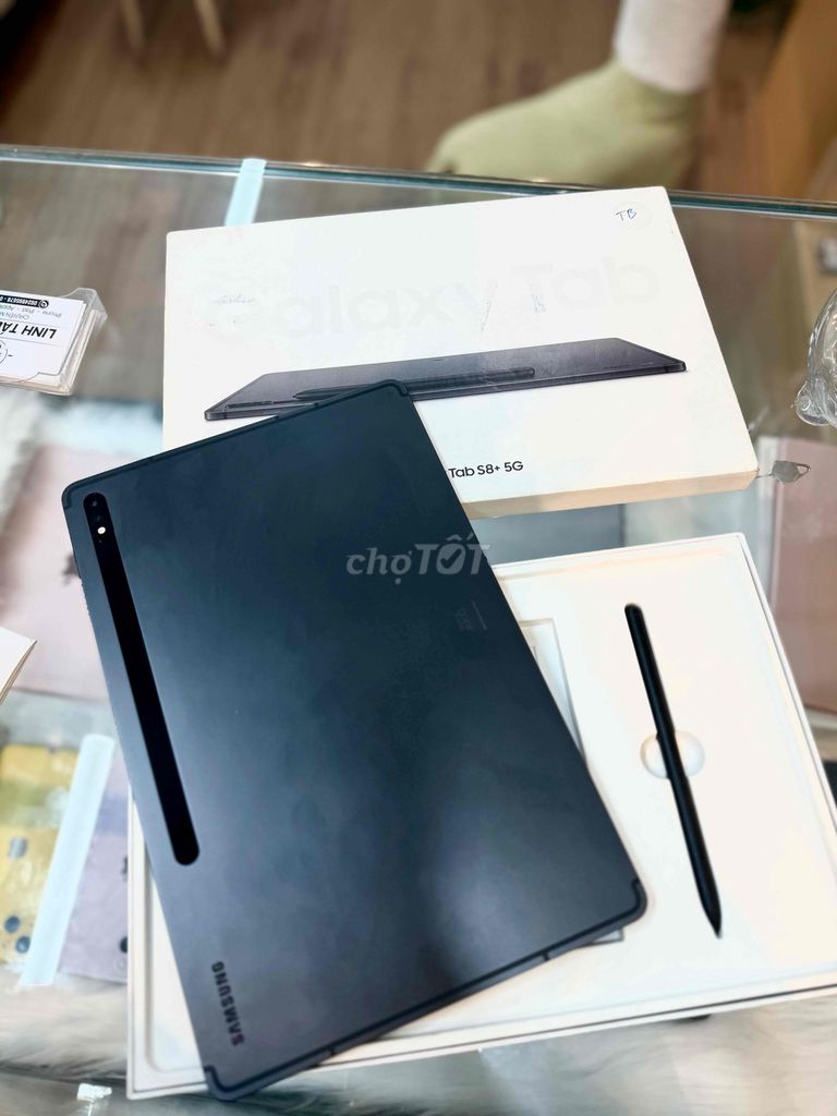 Samsung galaxy Tab S8+ 5G 128G kèm bút fullbox 99%