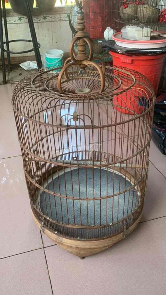 Lồng chim tre màu nâu. Mua bán Phụ kiện, Thức ăn, Dịch vụ tại Quận 6 Tp Hồ Chí Minh được đăng bởi le minh phung hình 1