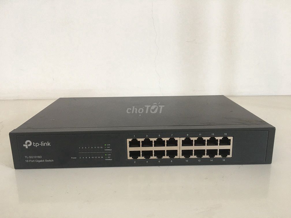 Switch TP-Link TL SG1016D 16-Port Gigabit. Mua bán Phụ kiện (Màn hình, Chuột...) tại Quận Bình Tân Tp Hồ Chí Minh được đăng bởi Minh Dũng hình 1