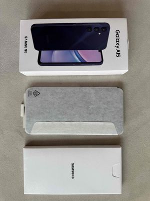 Cần bán Galaxy A15 xanh đen 8/128gb, chưa sử dụng