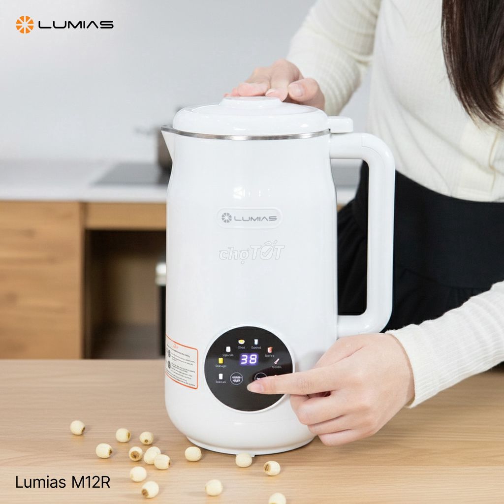 Máy làm sữa hạt Lumias M12R. Mua bán Bếp, lò, đồ điện nhà bếp tại Quận Long Biên Hà Nội được đăng bởi GigaVN hình 1
