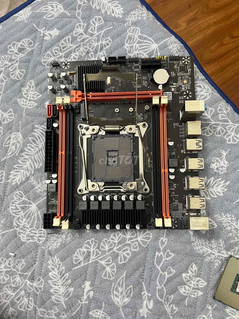 Bo mạch chủ X99 DDR3 4 khe Đen. Mua bán Linh kiện (RAM, Card...) tại Huyện Sóc Sơn Hà Nội được đăng bởi Kiên PC hình 1